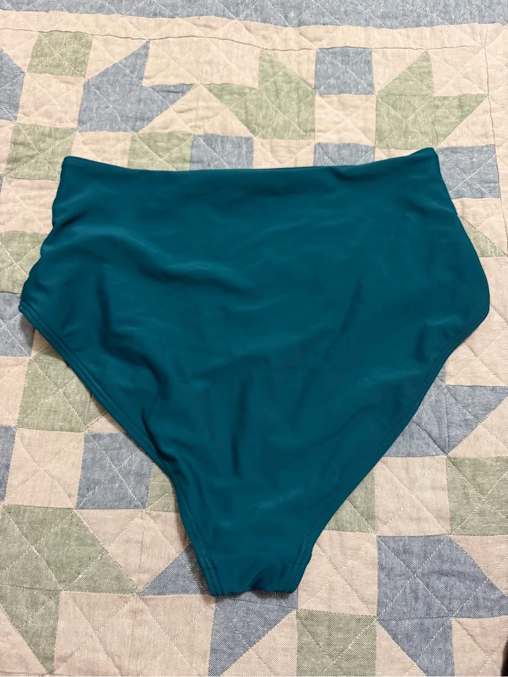 Old Navy High-Waist Bikini Bottoms - Teal Blue
